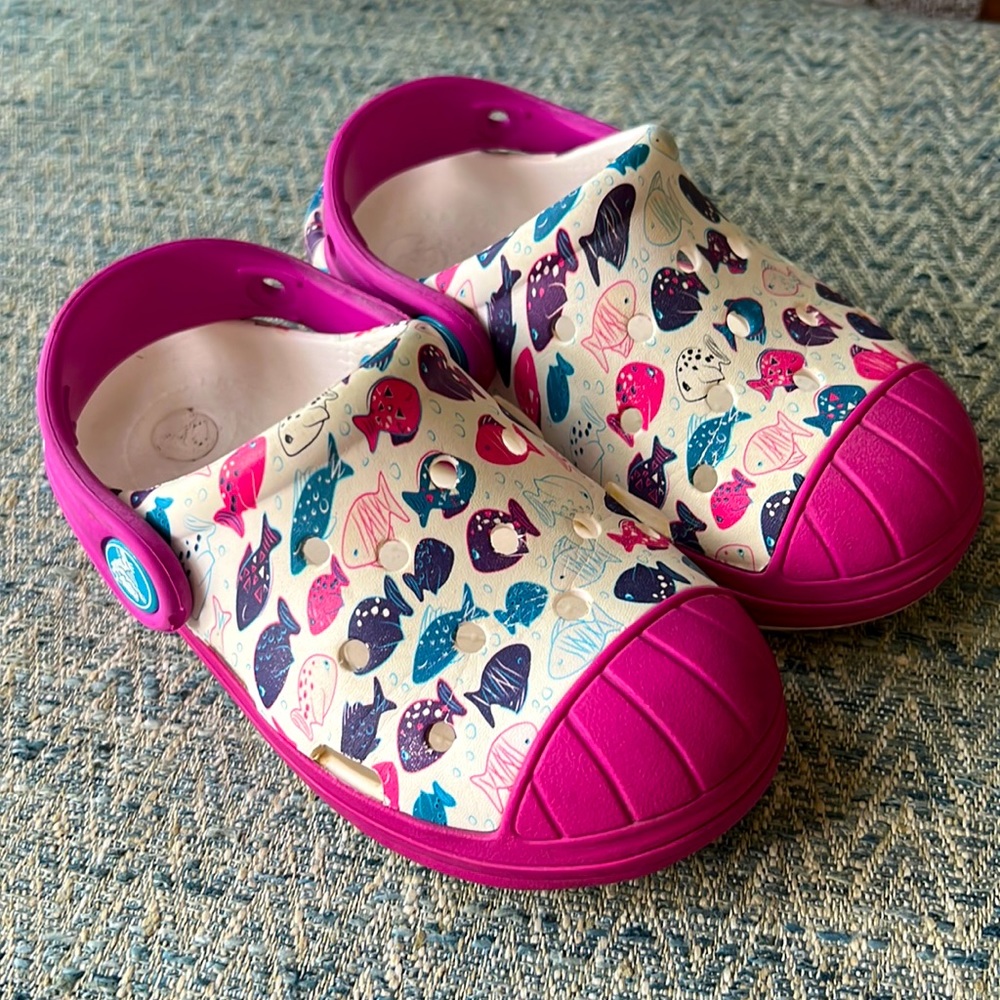 Girls crocs size 8